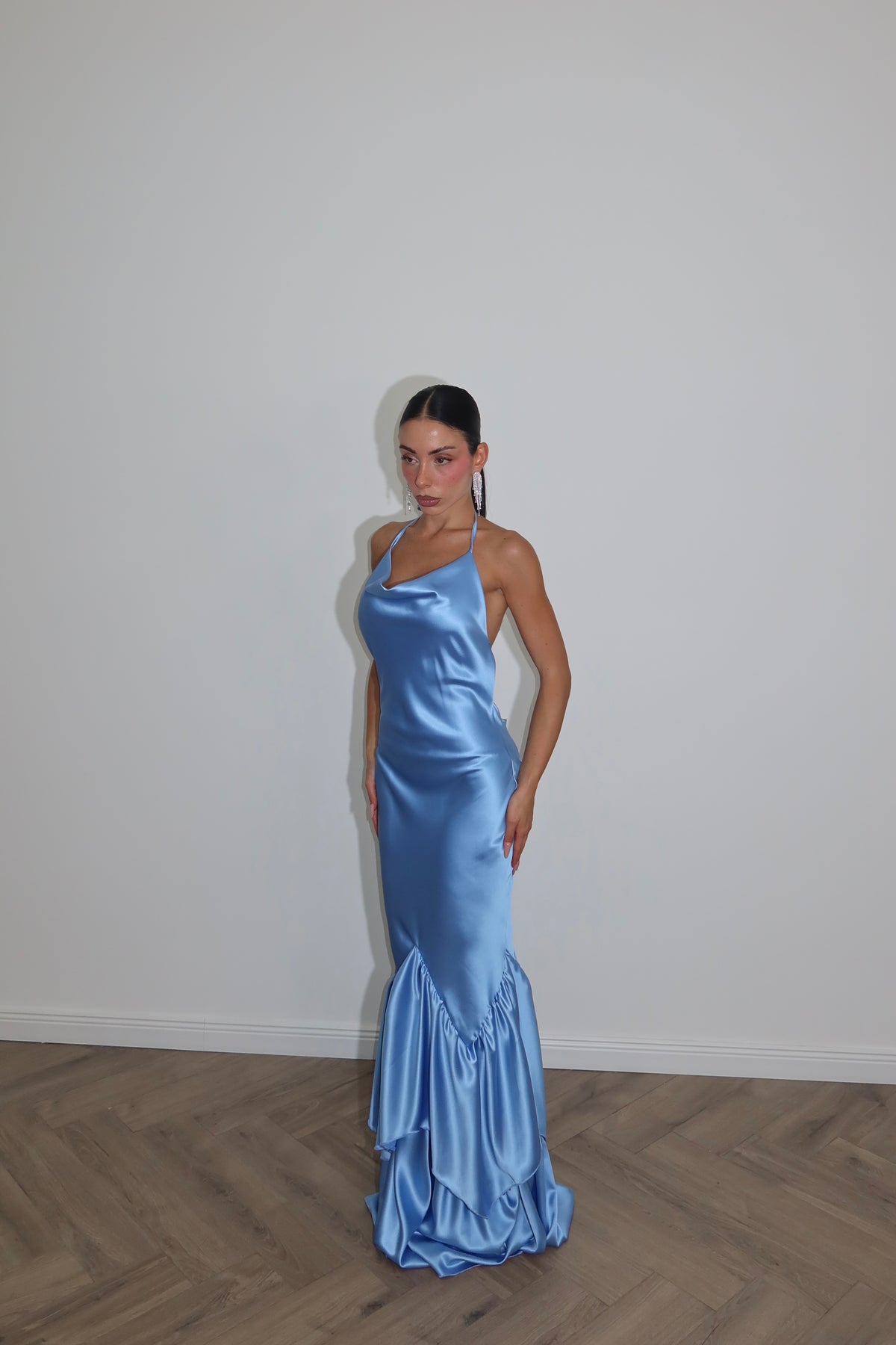 LongDress DELVINE azzurro