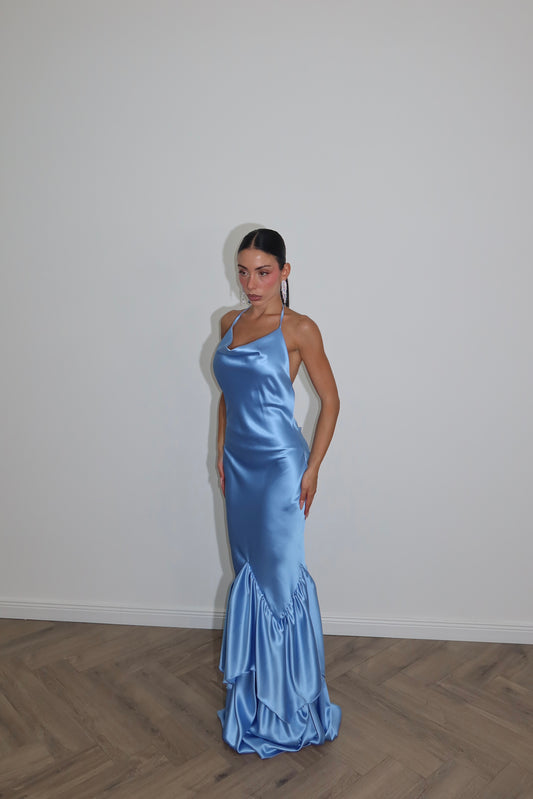 LongDress DELVINE azzurro