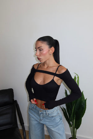 Top NINA nero