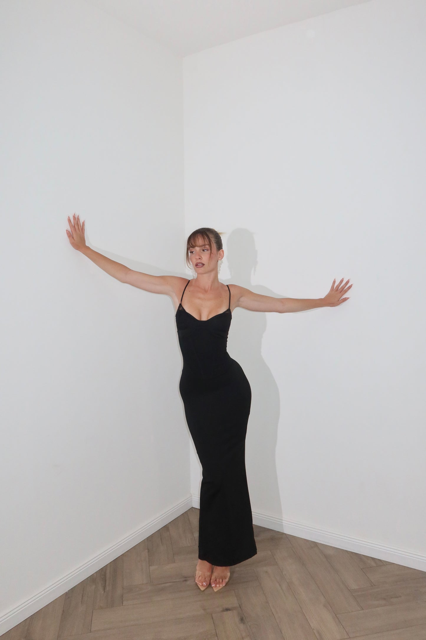 Longdress BRA nero