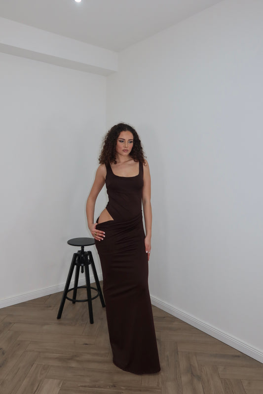 LongDress LOCURA choco