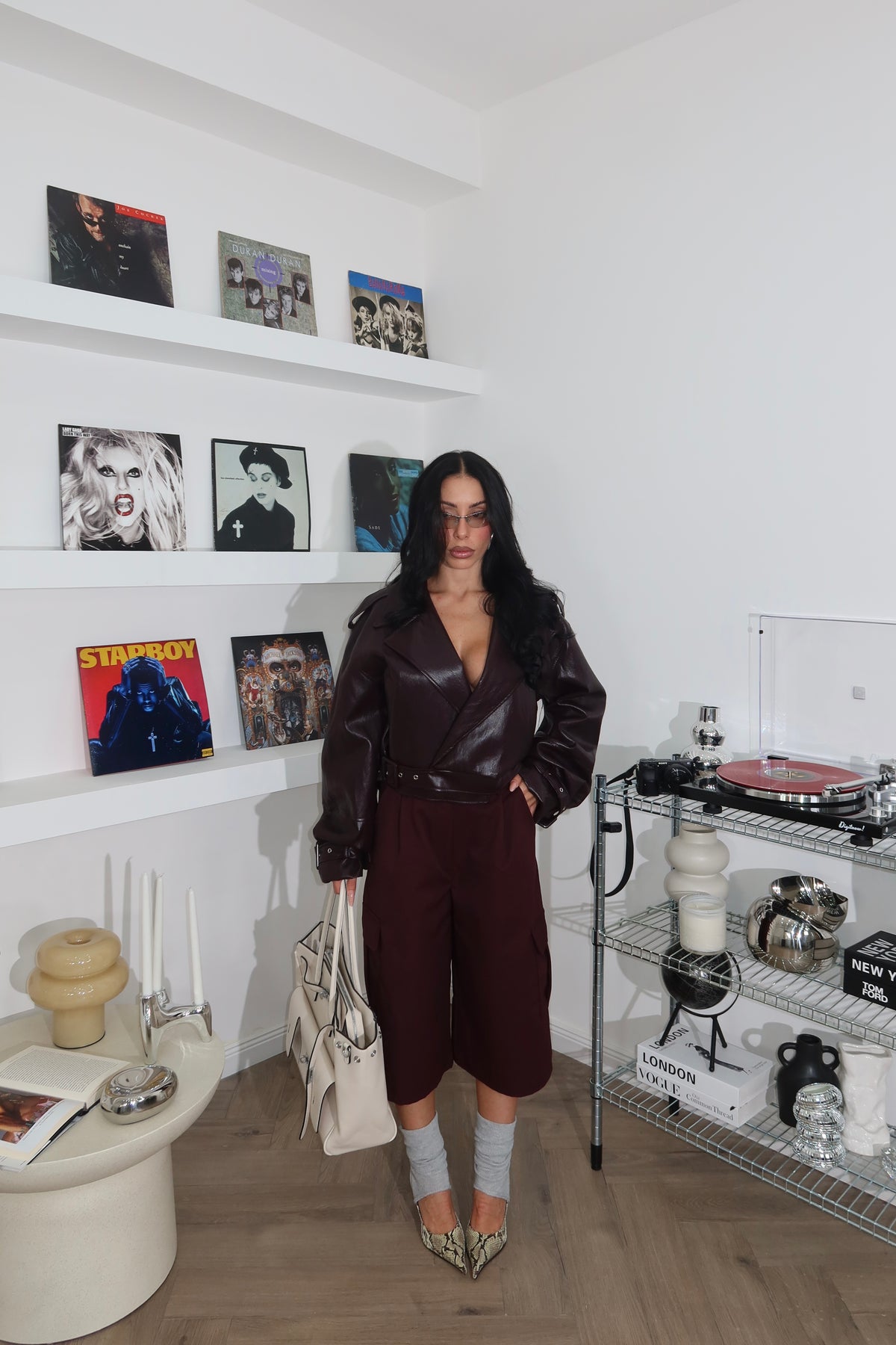 Trench RIVERDALE bordeaux