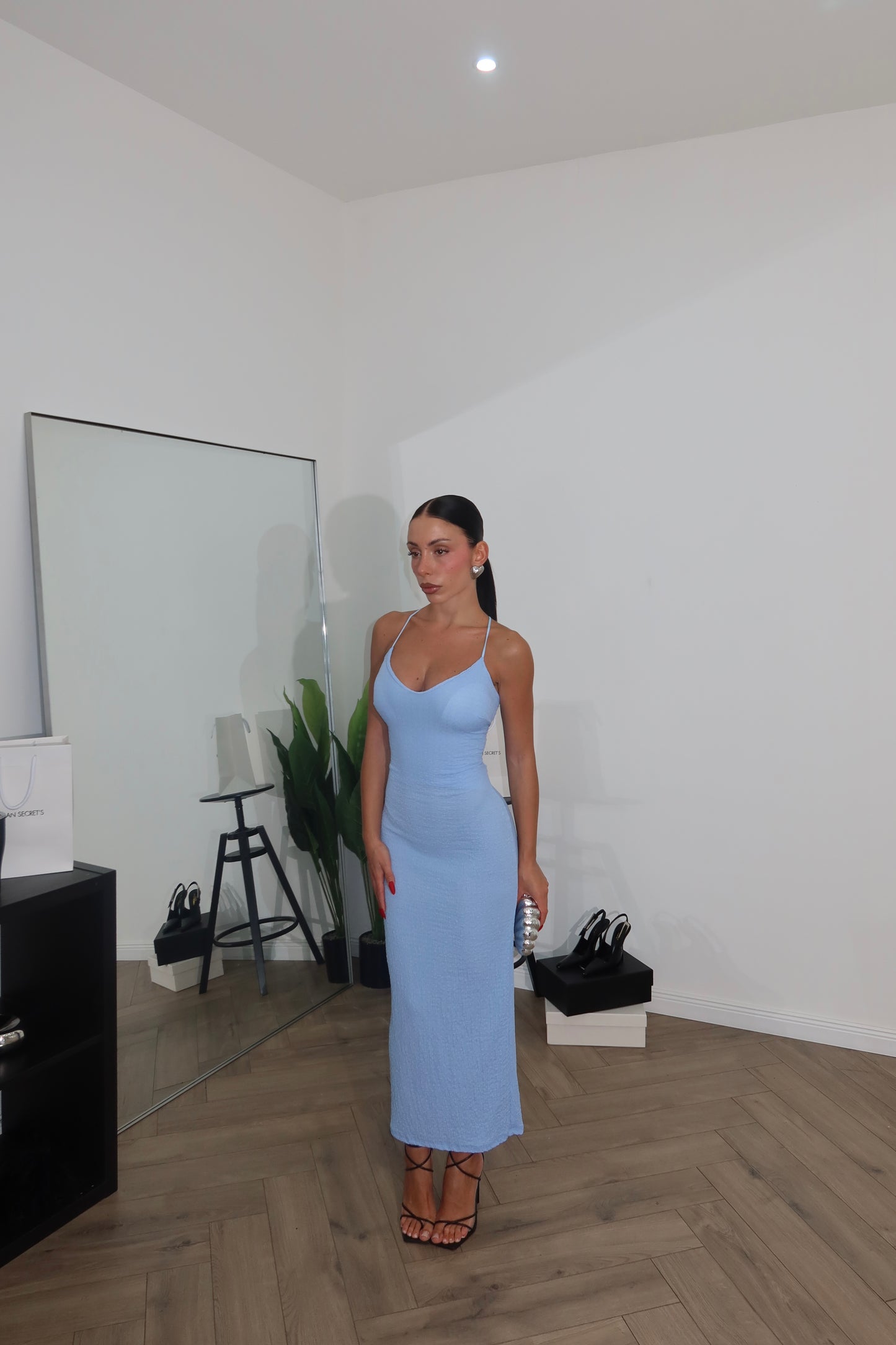 LongDress SPONGE ceruleo