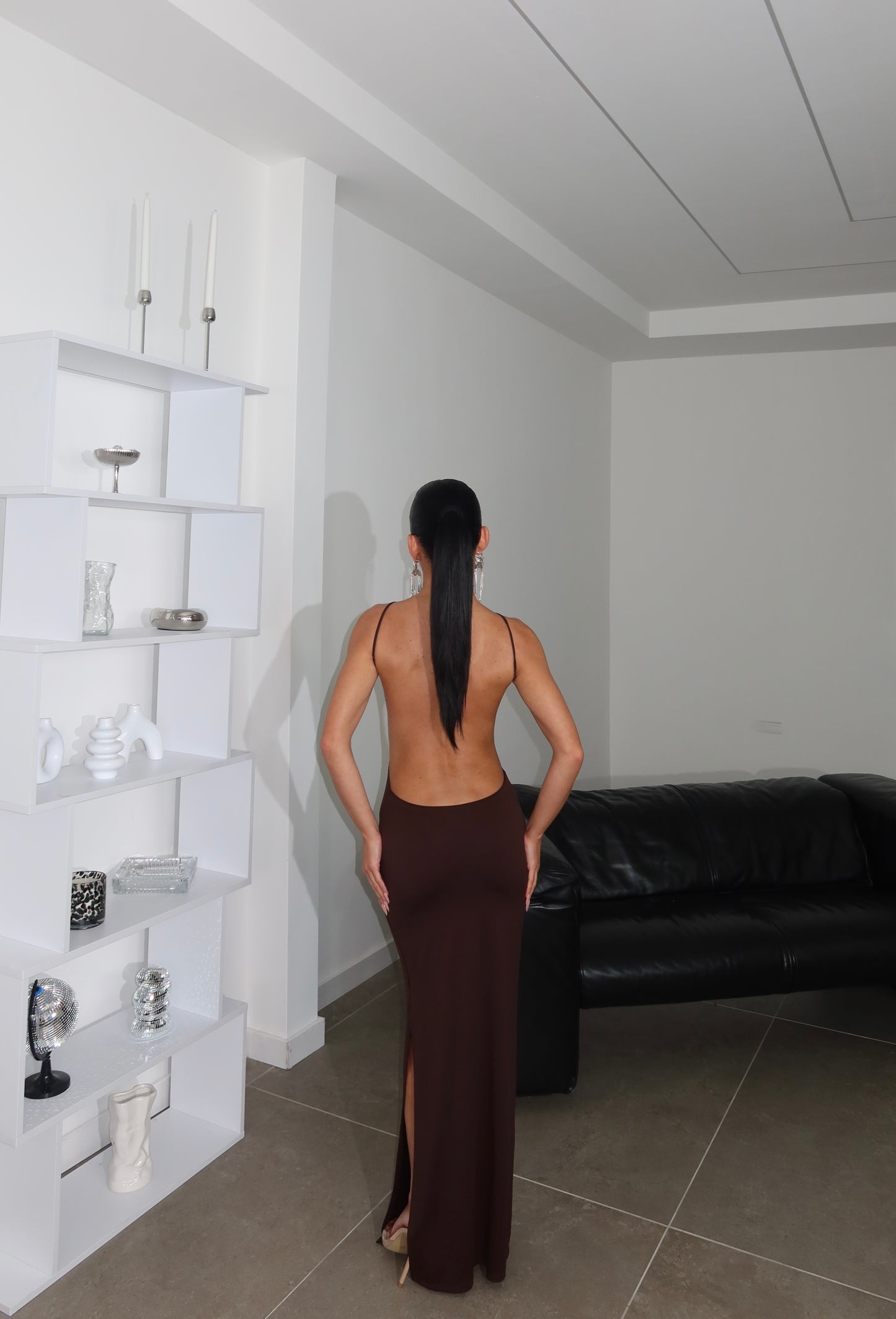 Longdress DIVINITA' choco