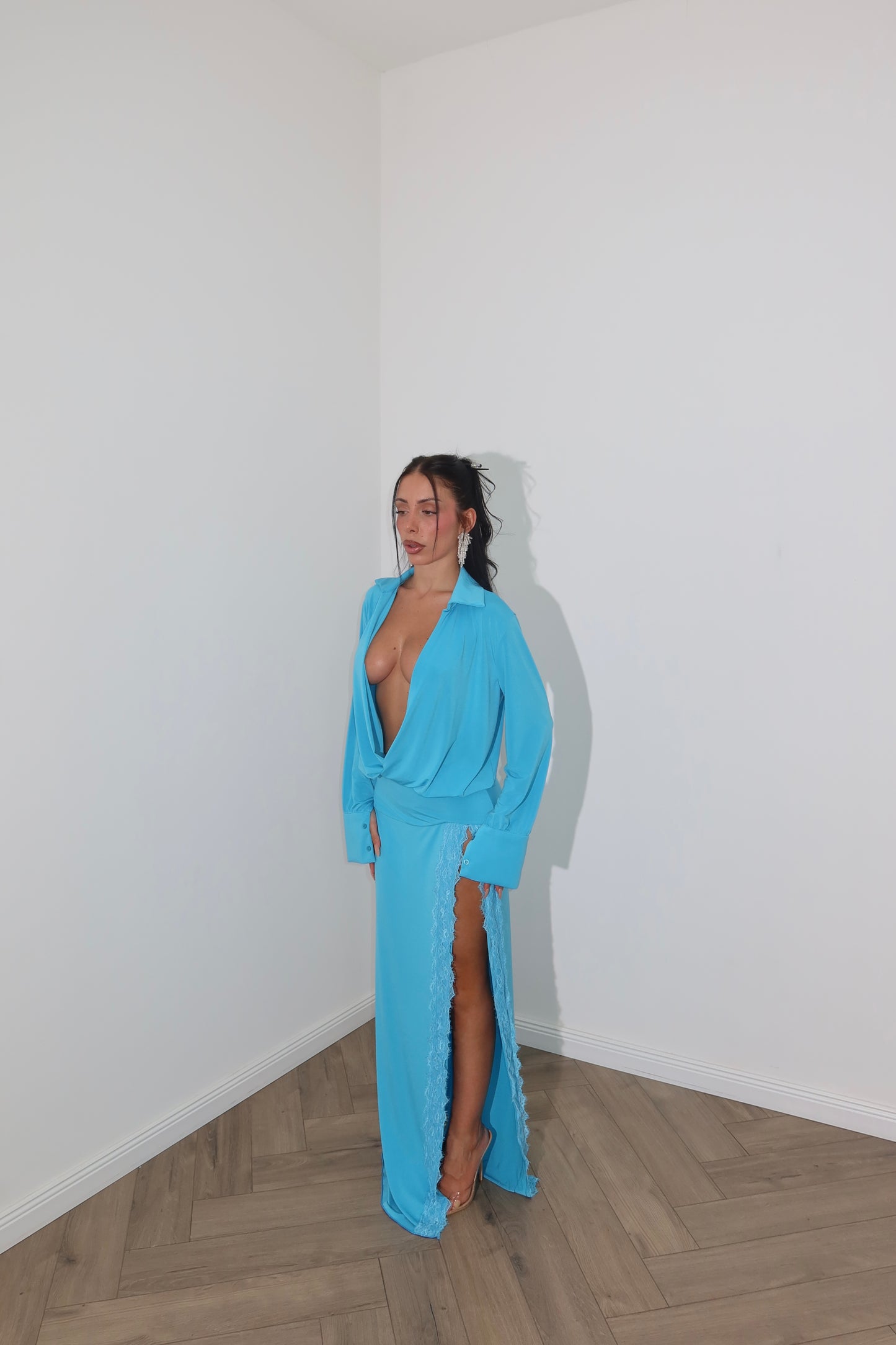 LongDress VICTORIA 2.0 azzurro