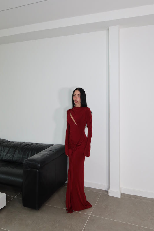 LongDress SCAR bordeaux