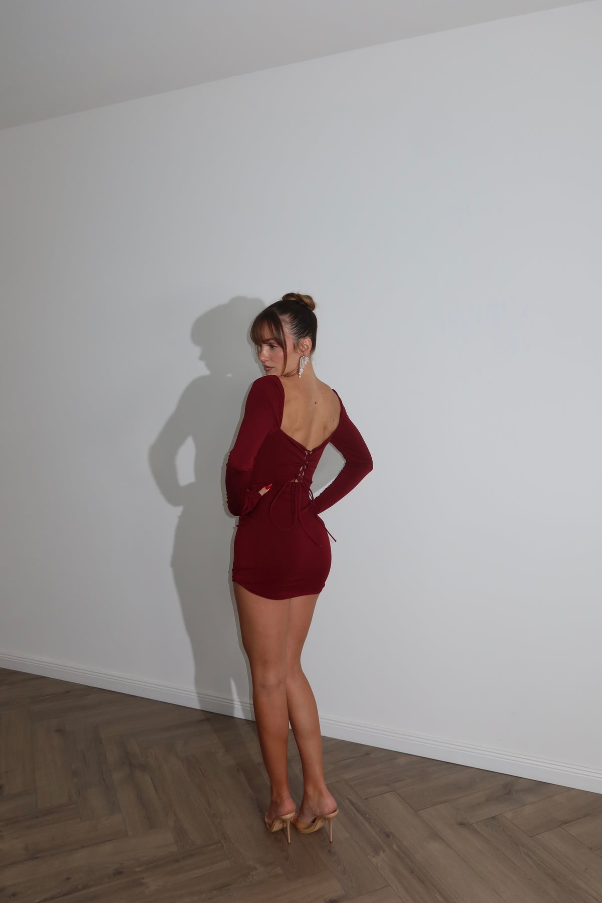 MiniDress EDEN bordeaux