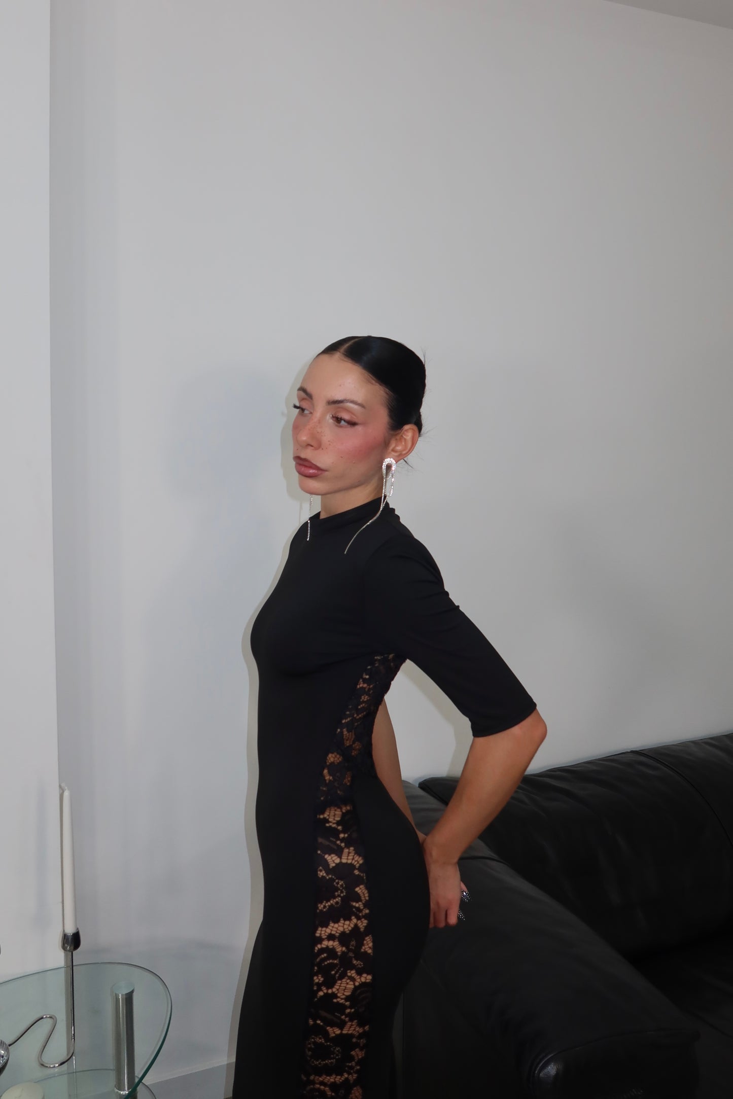 LongDress CHANTAL nero