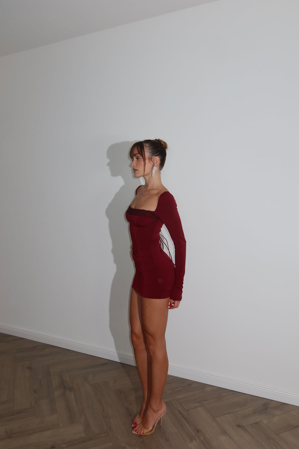 MiniDress EDEN bordeaux