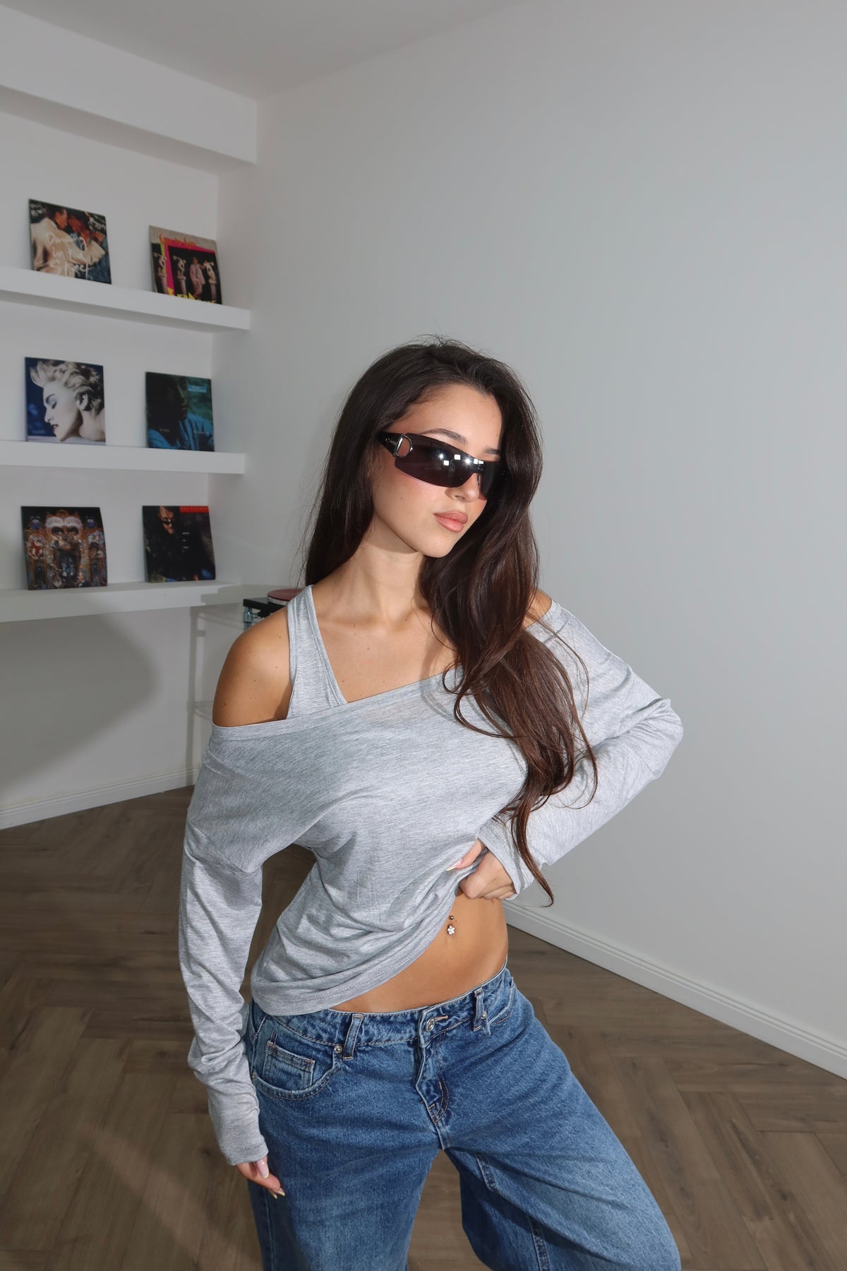 Maglia DOUBLE grigia