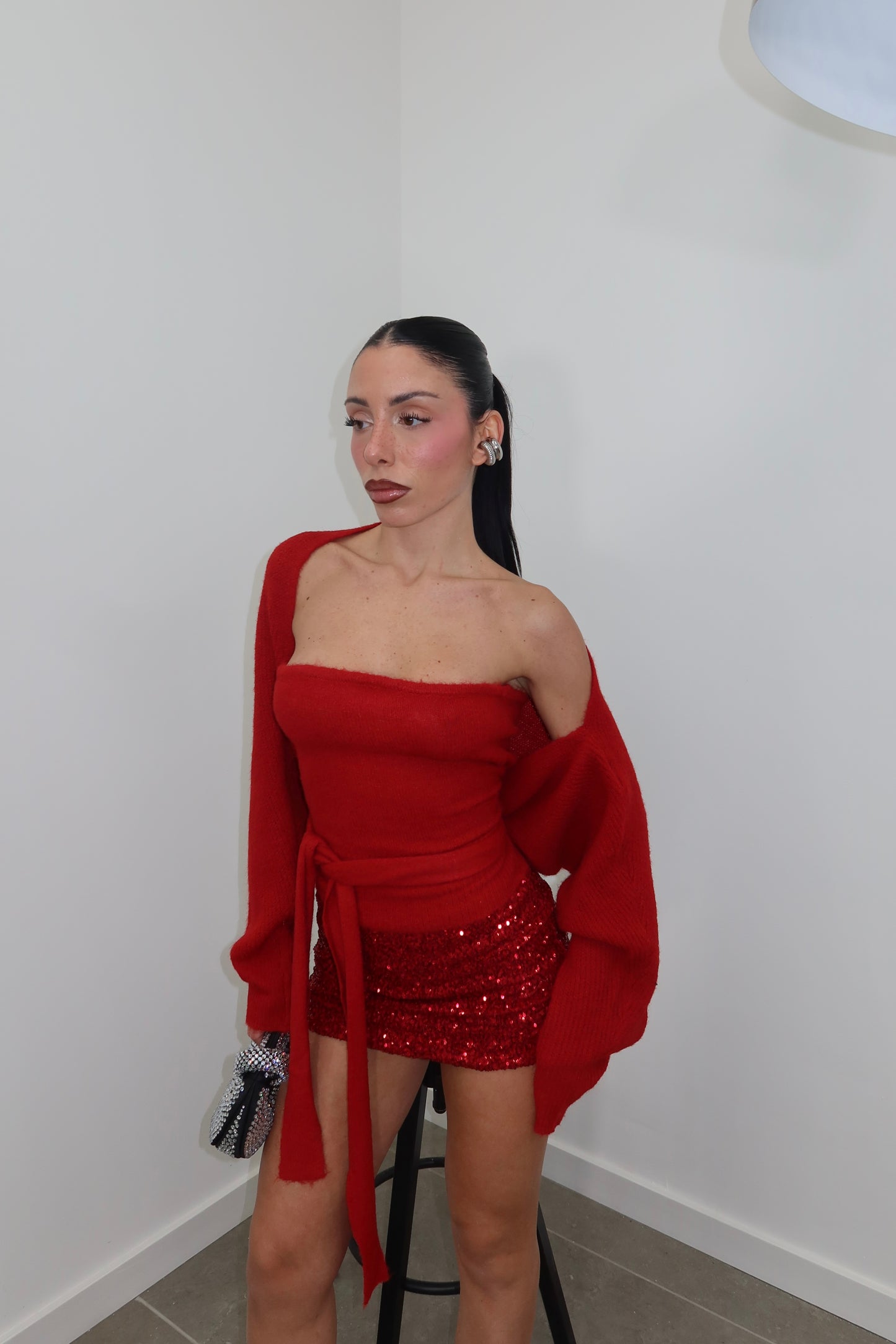 PantaGonna PAILLETTES rossa