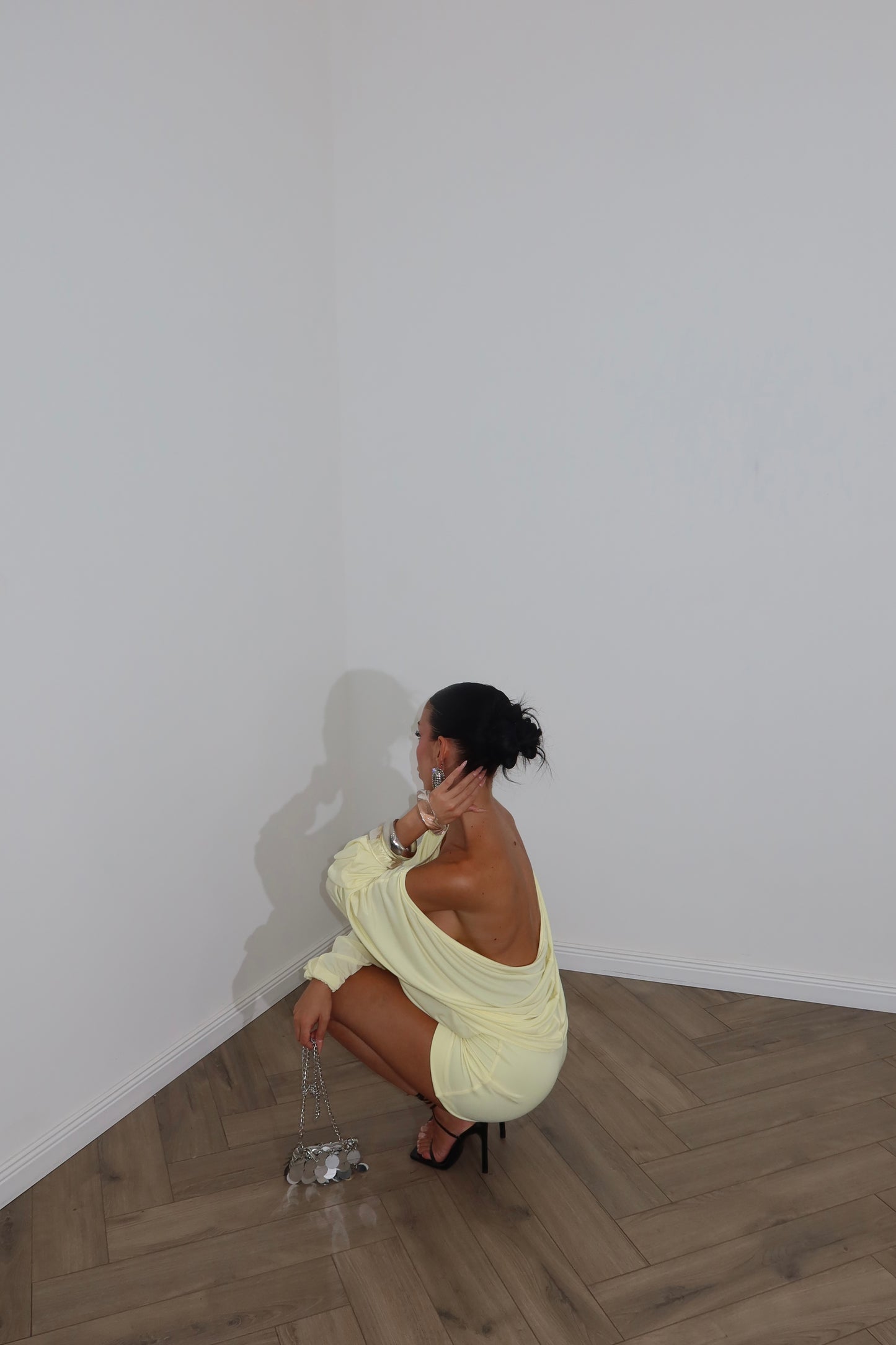 MiniDress MONOSPALLA giallo