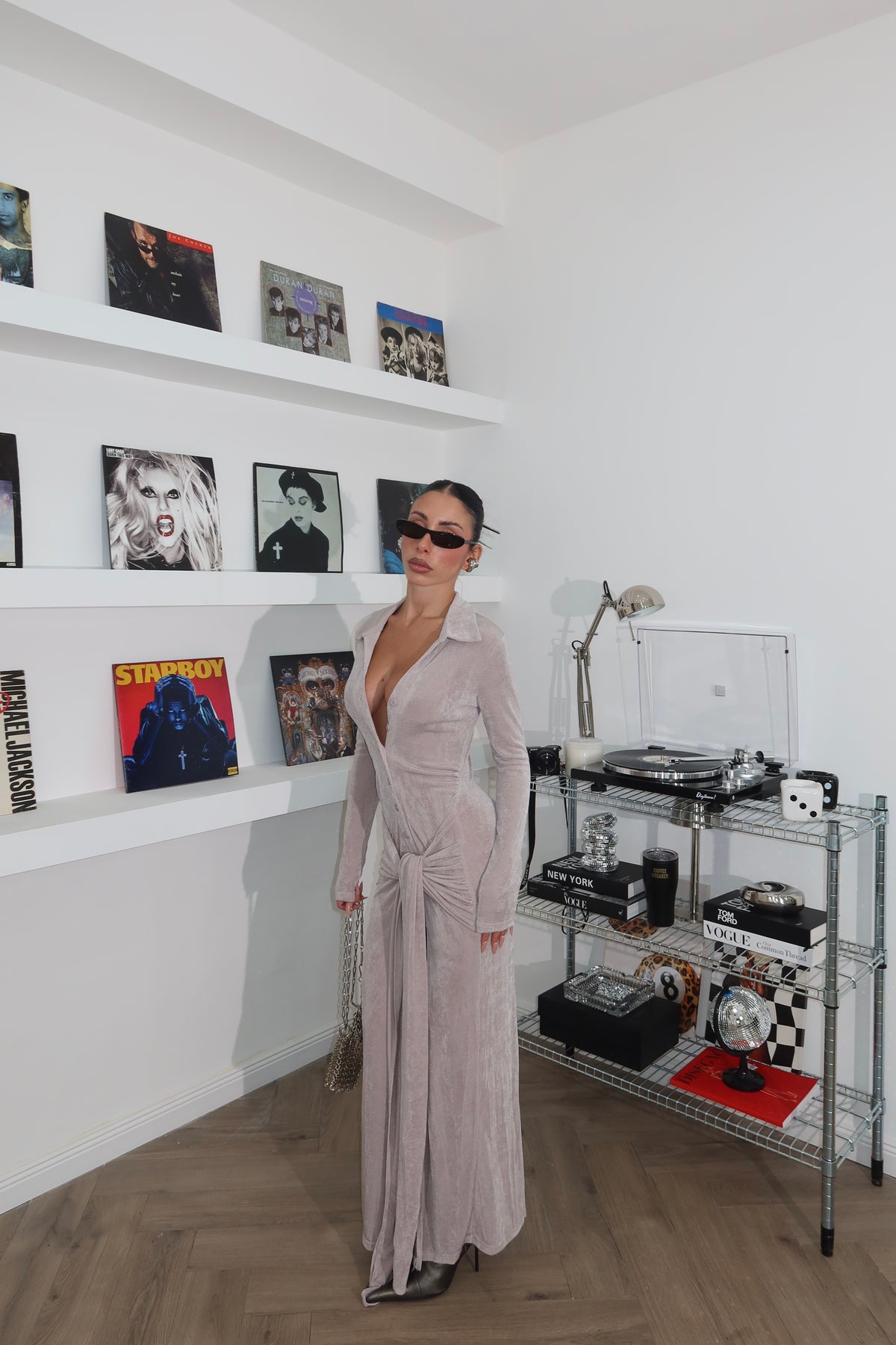 LongDress DISEASE grigio