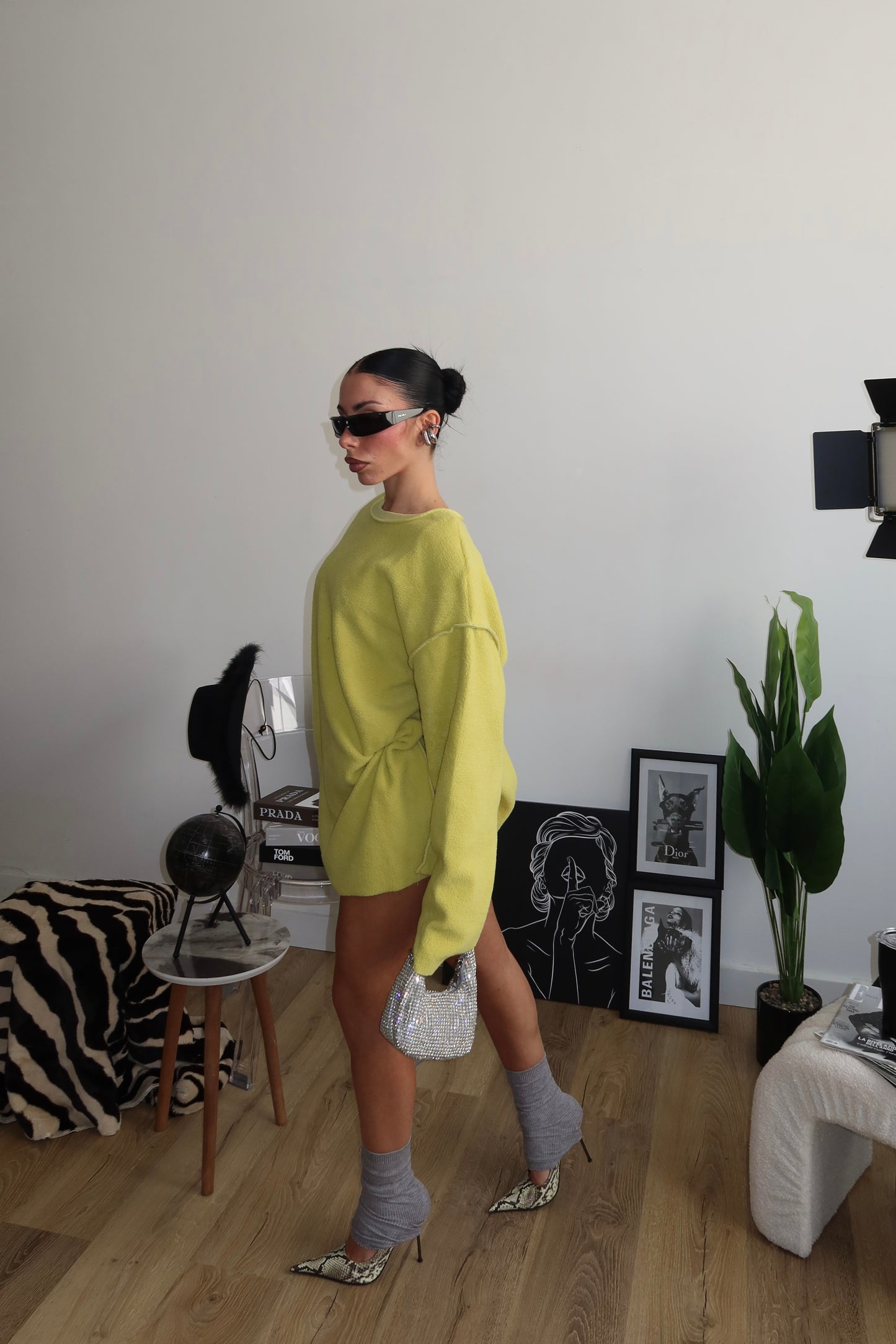 Felpa IN PILE giallo