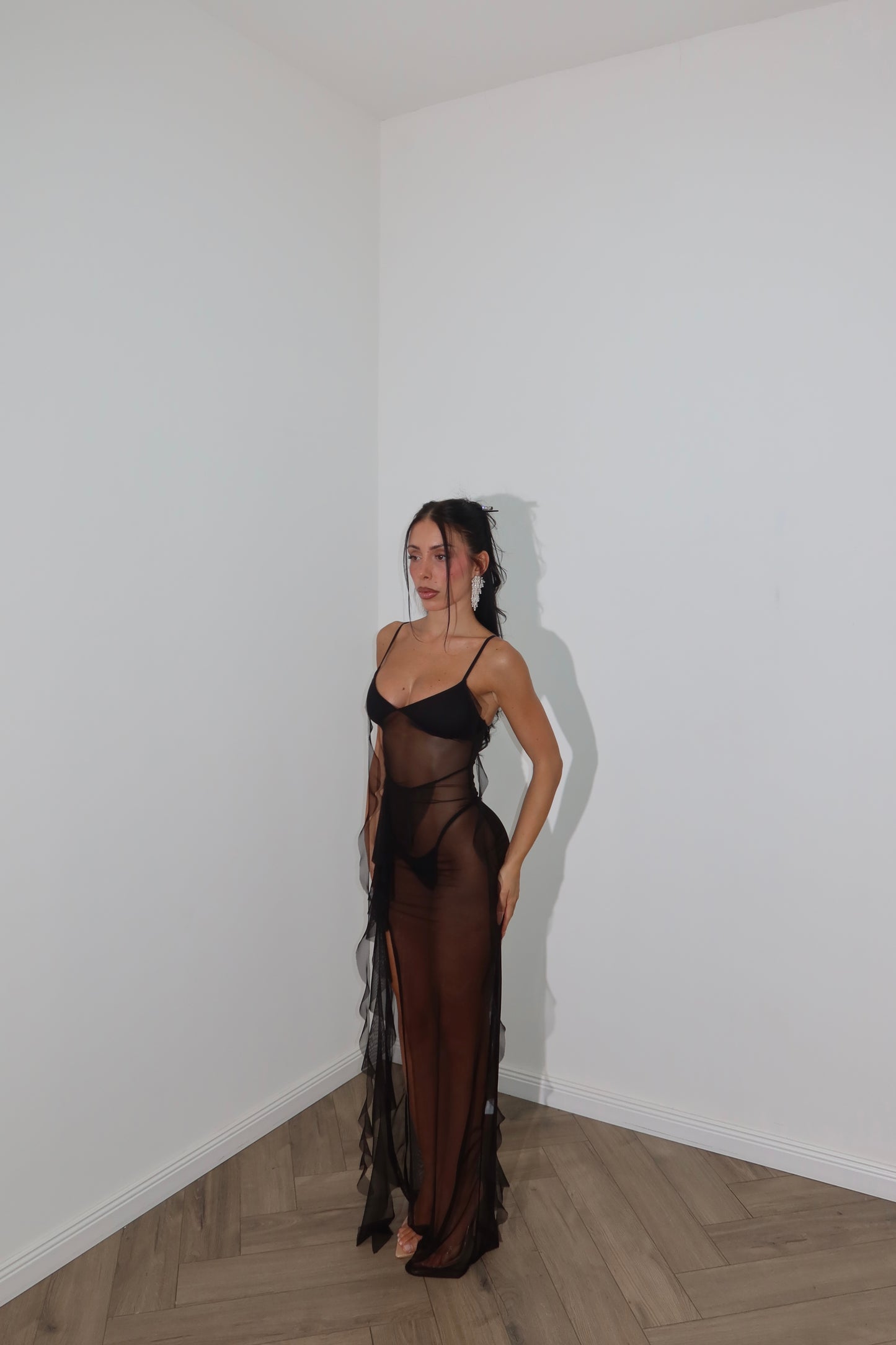 LongDress TOTAL VEIL nero