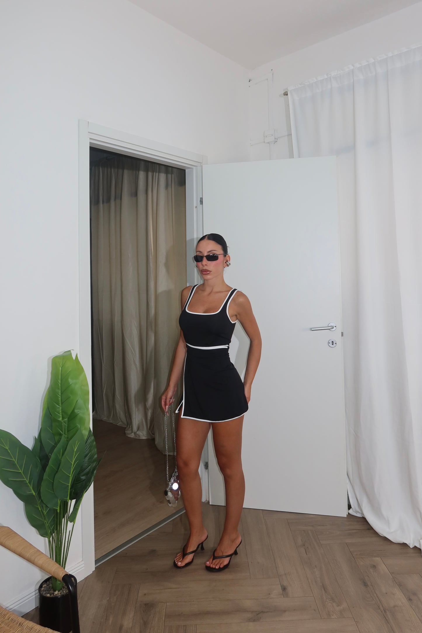 Minijump TENNIS nera/bianca