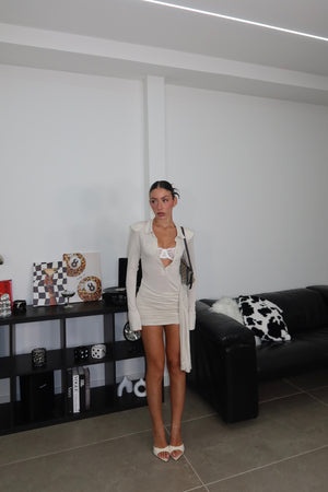 MiniDress CLARA VEIL beige