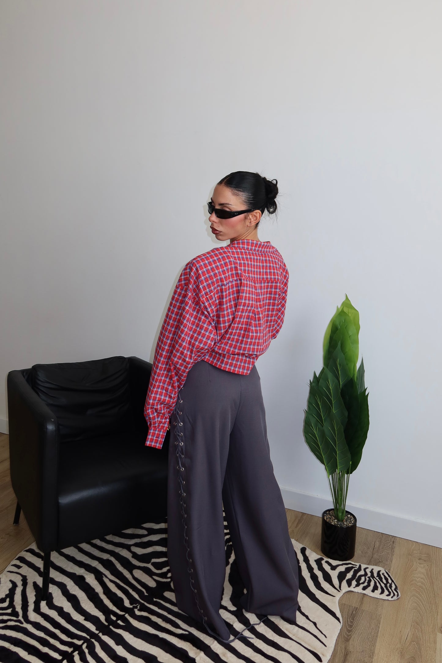 Pants STRINGHE grigio