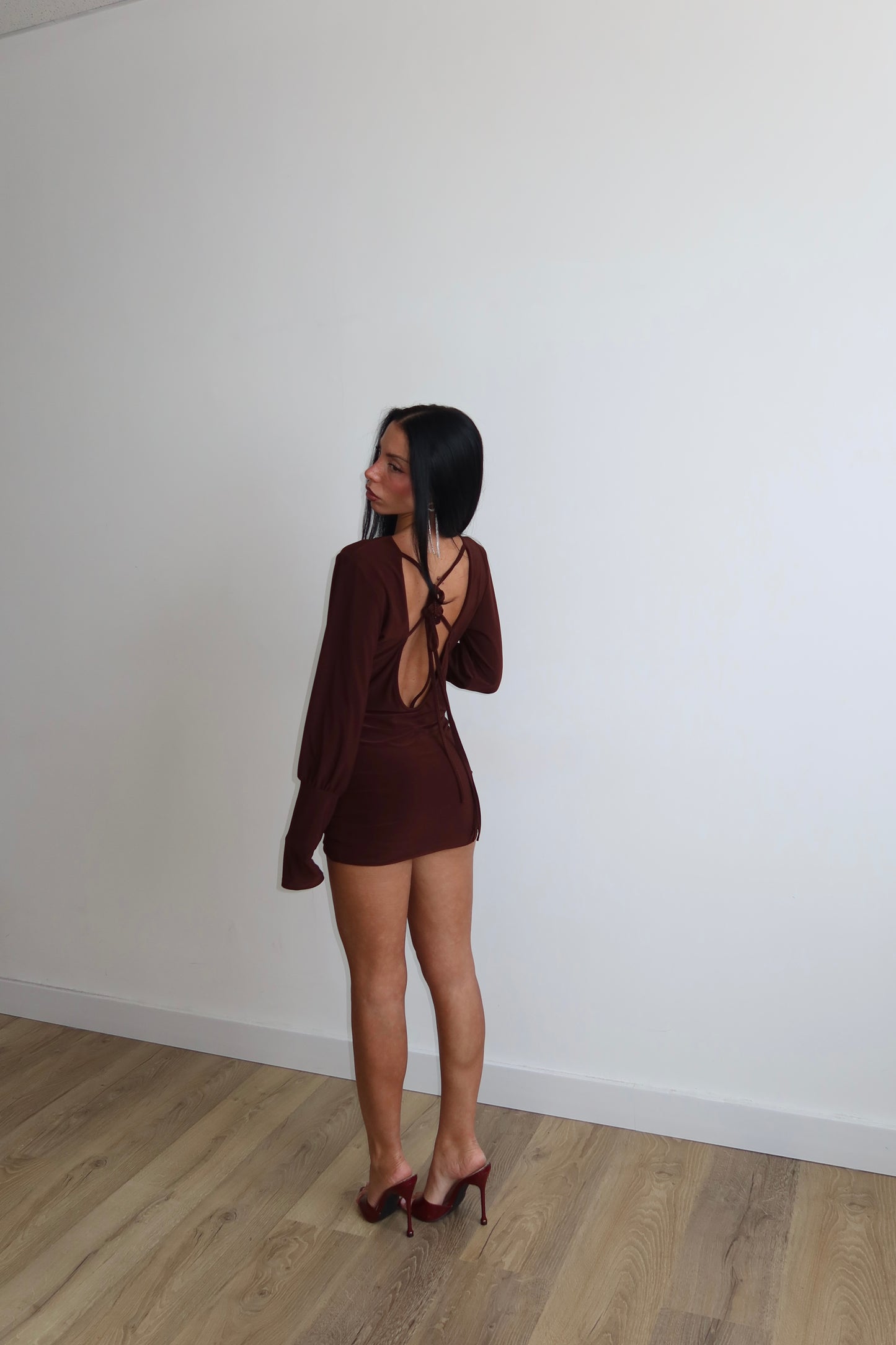 MiniDress JACKIE choco