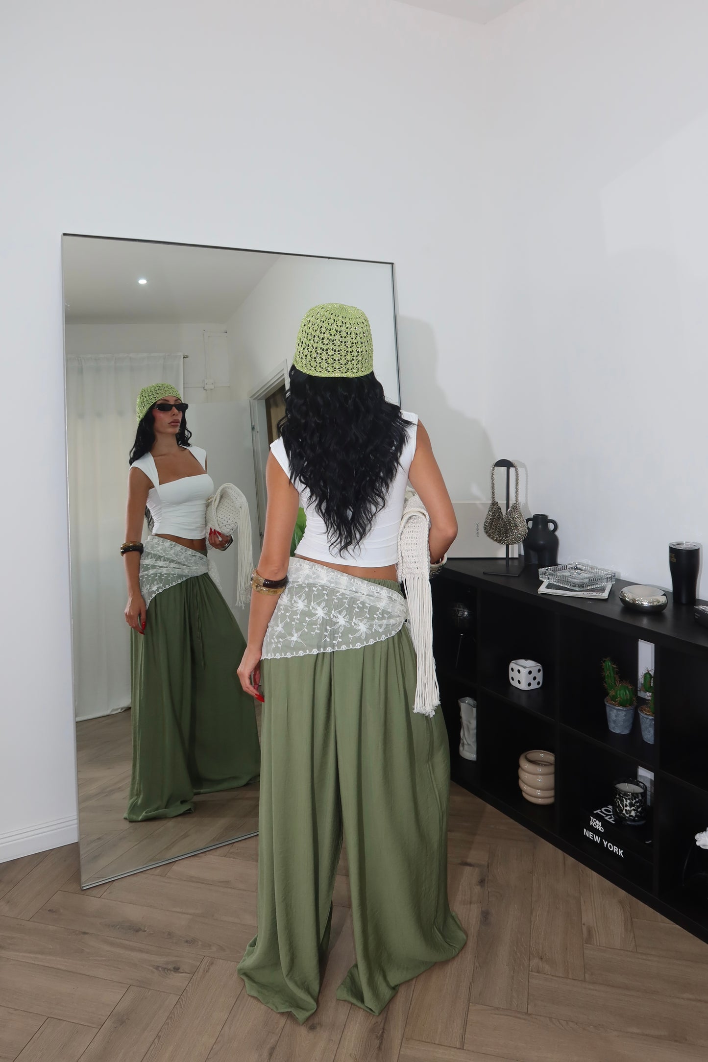 Pants FRESCO verde oliva