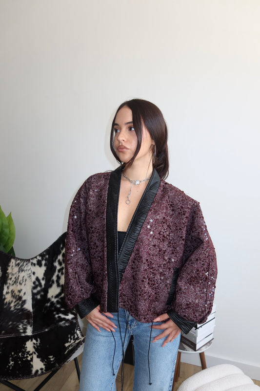 Jacket DISCO 2.0 bordeaux