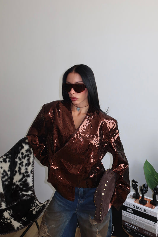 Jacket DISCO bronzo