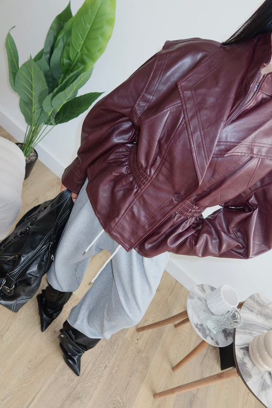 Giacca DRAP bordeaux