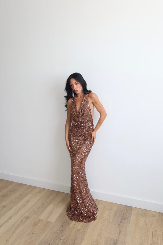 LongDress BOLLYWOOD bronzo