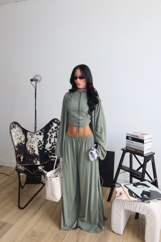 Cordset 3 PIECES verde