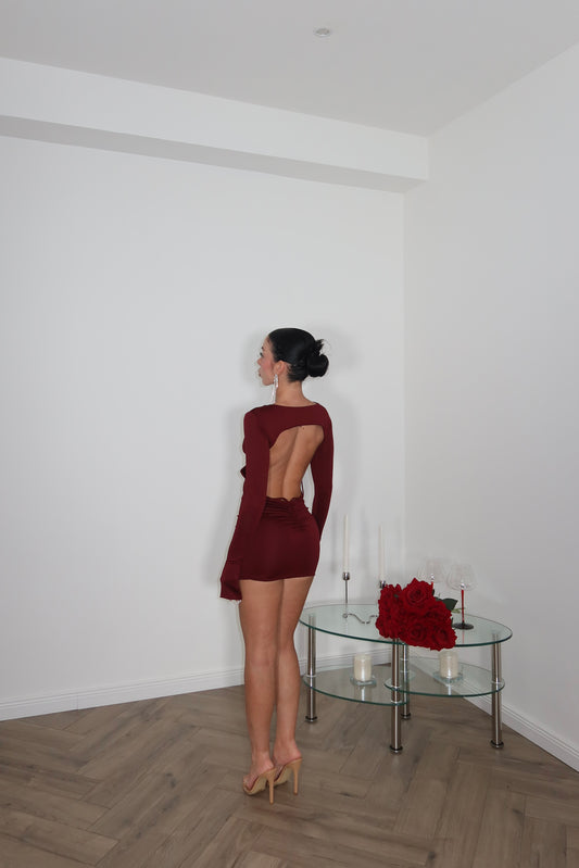 MiniDress TANGO bordeaux