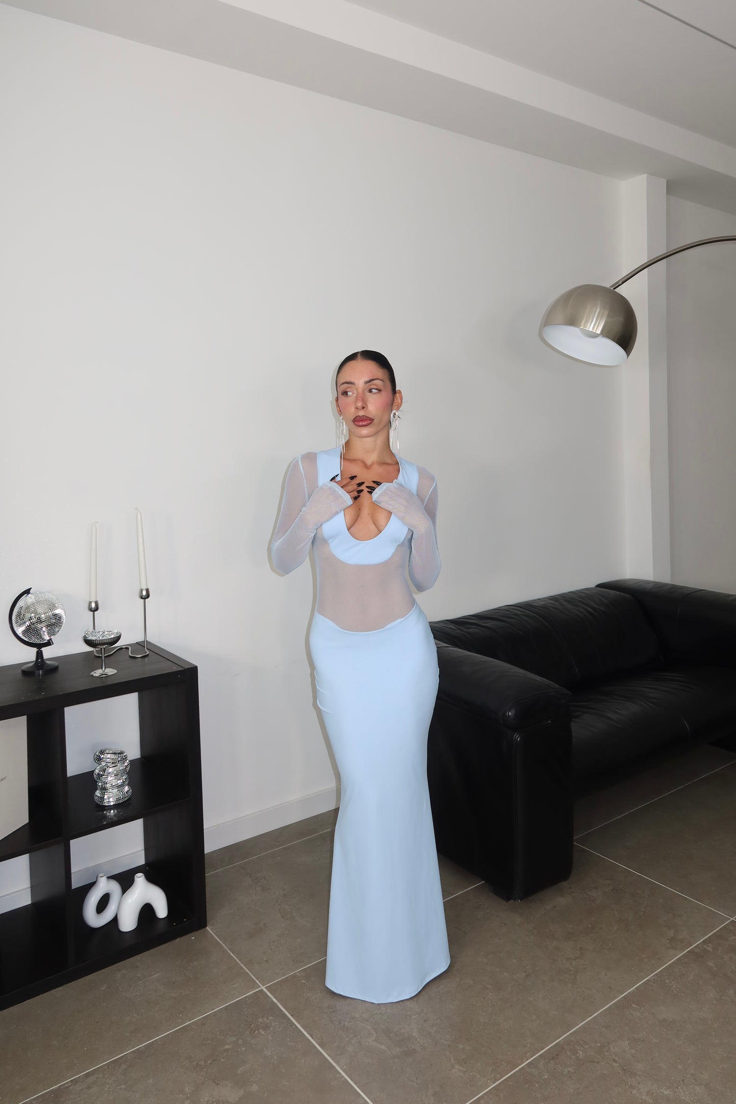 LongDress OVEREXPOSED azzurro