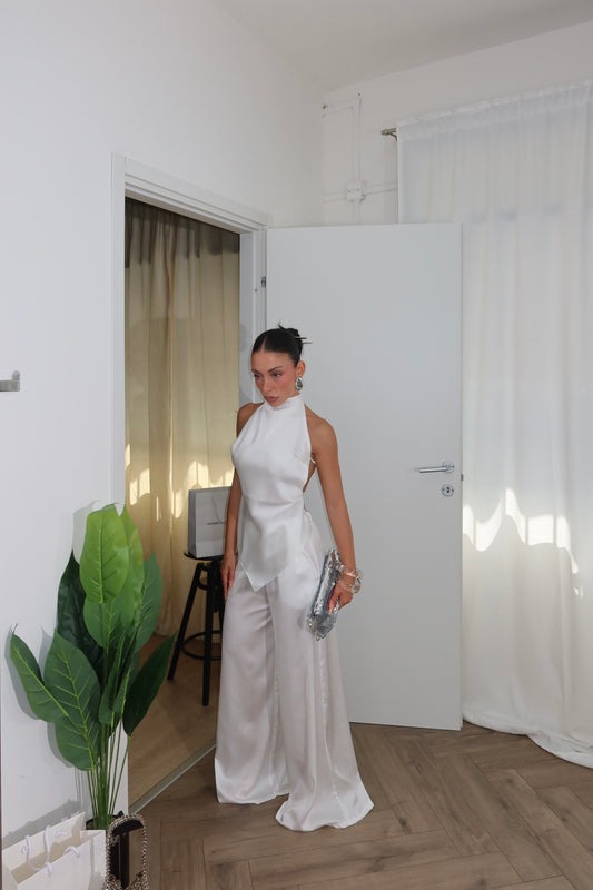 Cordset SATIN bianco