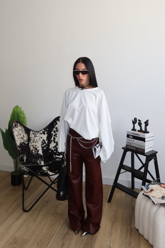 Pants KADEN bordeaux