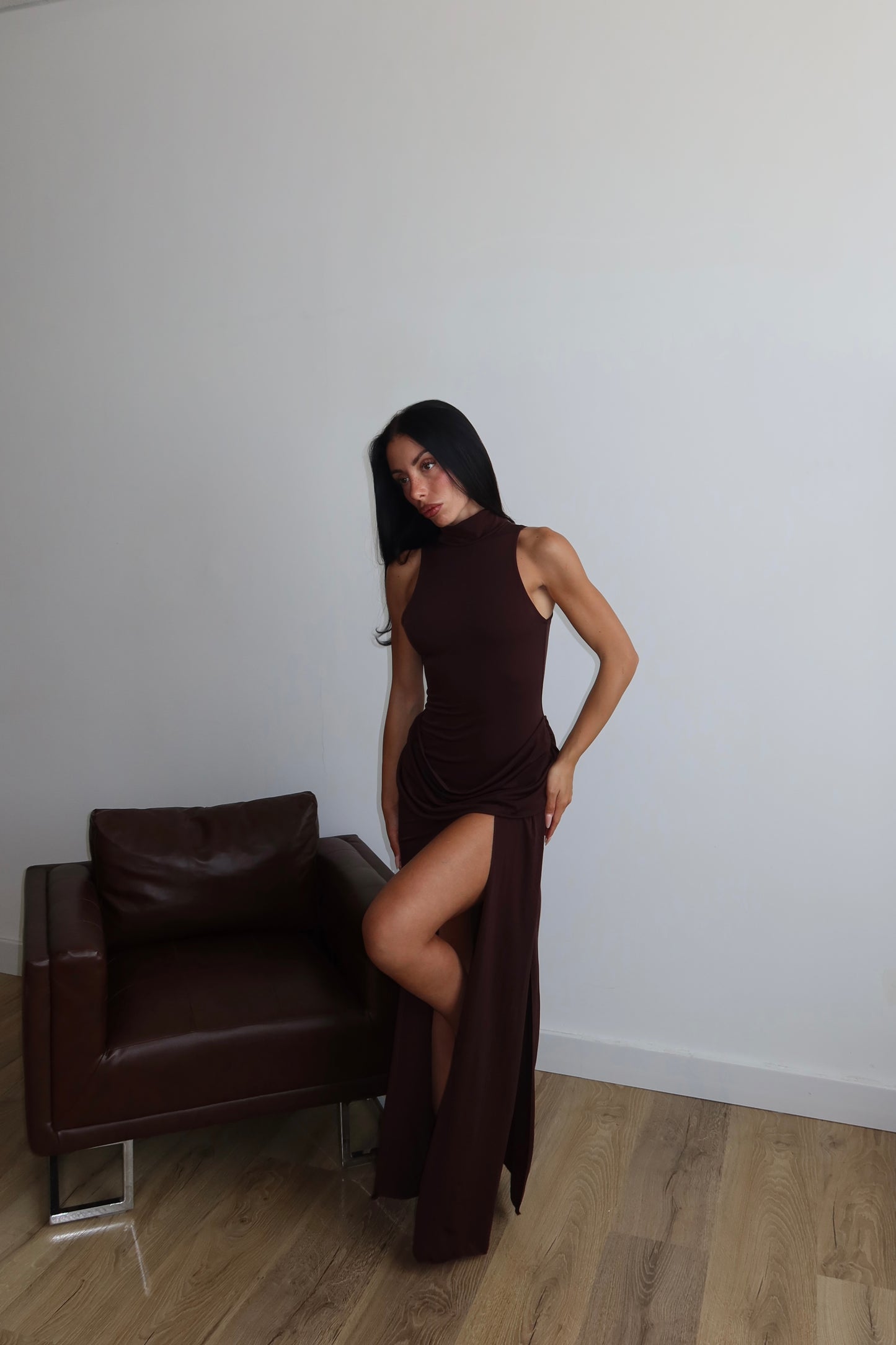 LongDress IMPERO choco