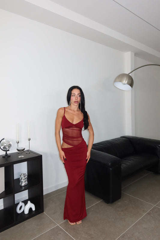 LongDress SECRECY bordeaux