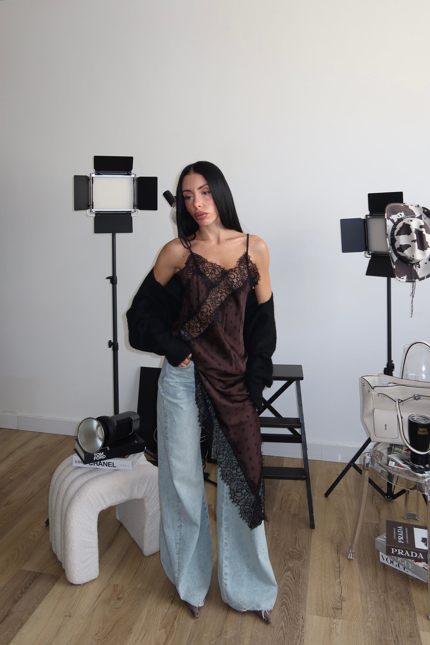 LongShirt POIS BY LUMINA choco