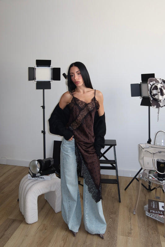 LongShirt POIS BY LUMINA choco