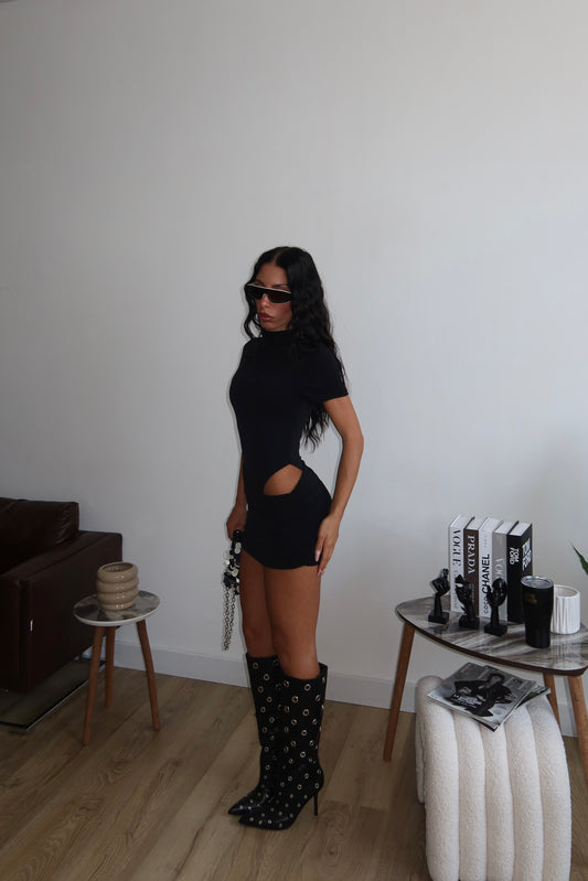 MiniDress ILEANA nero