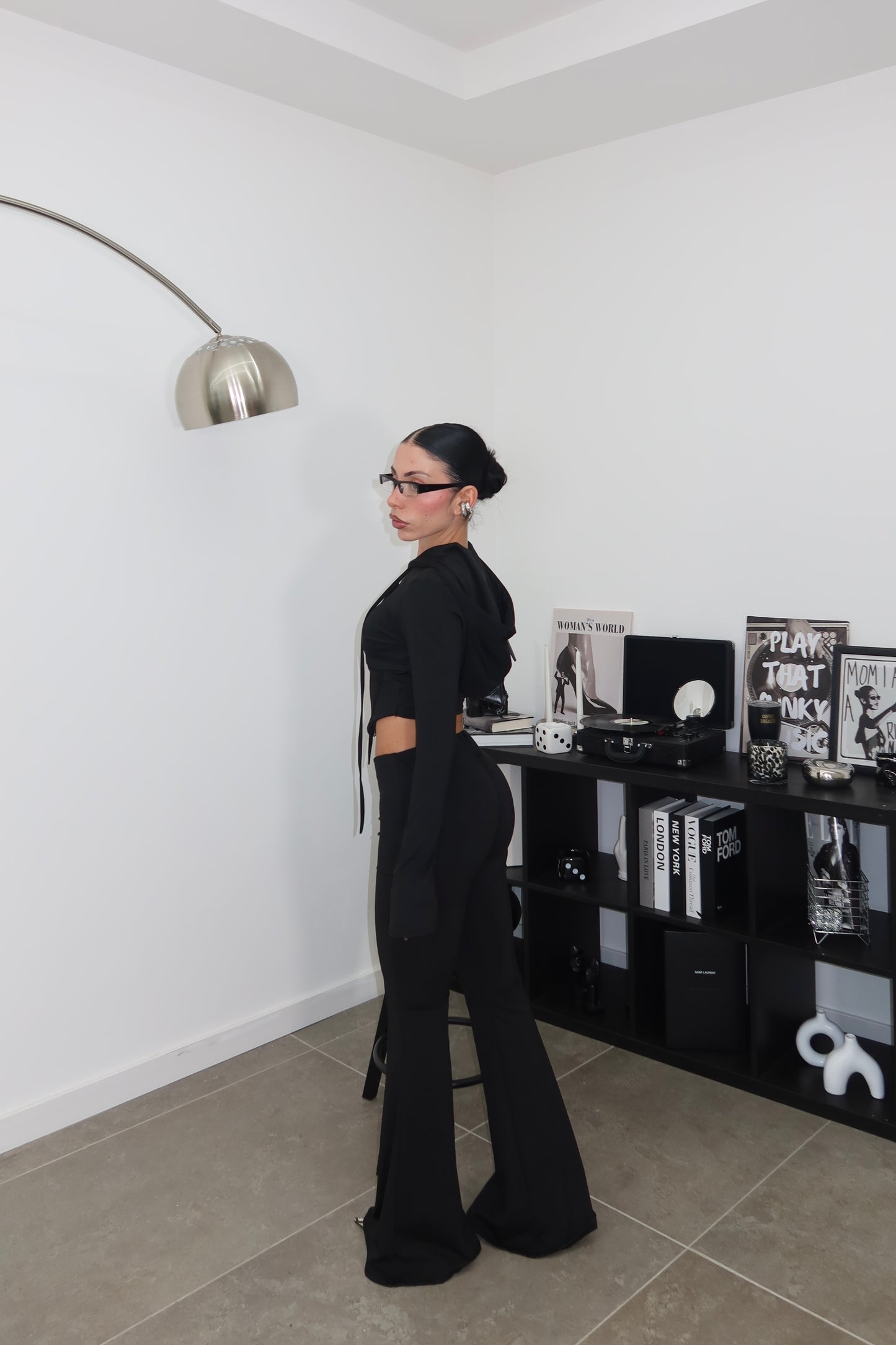 Cordset CON BUSTINO nero