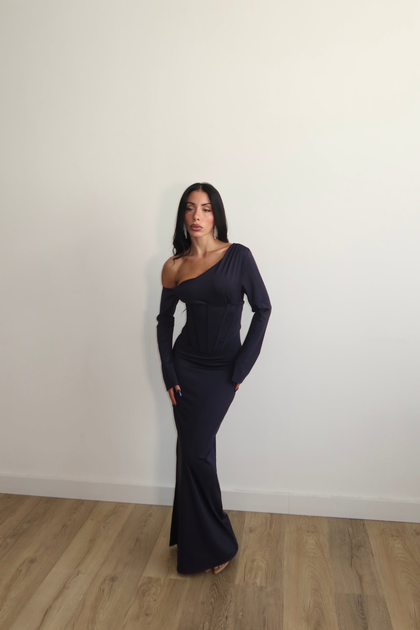 LongDress CORSET blu