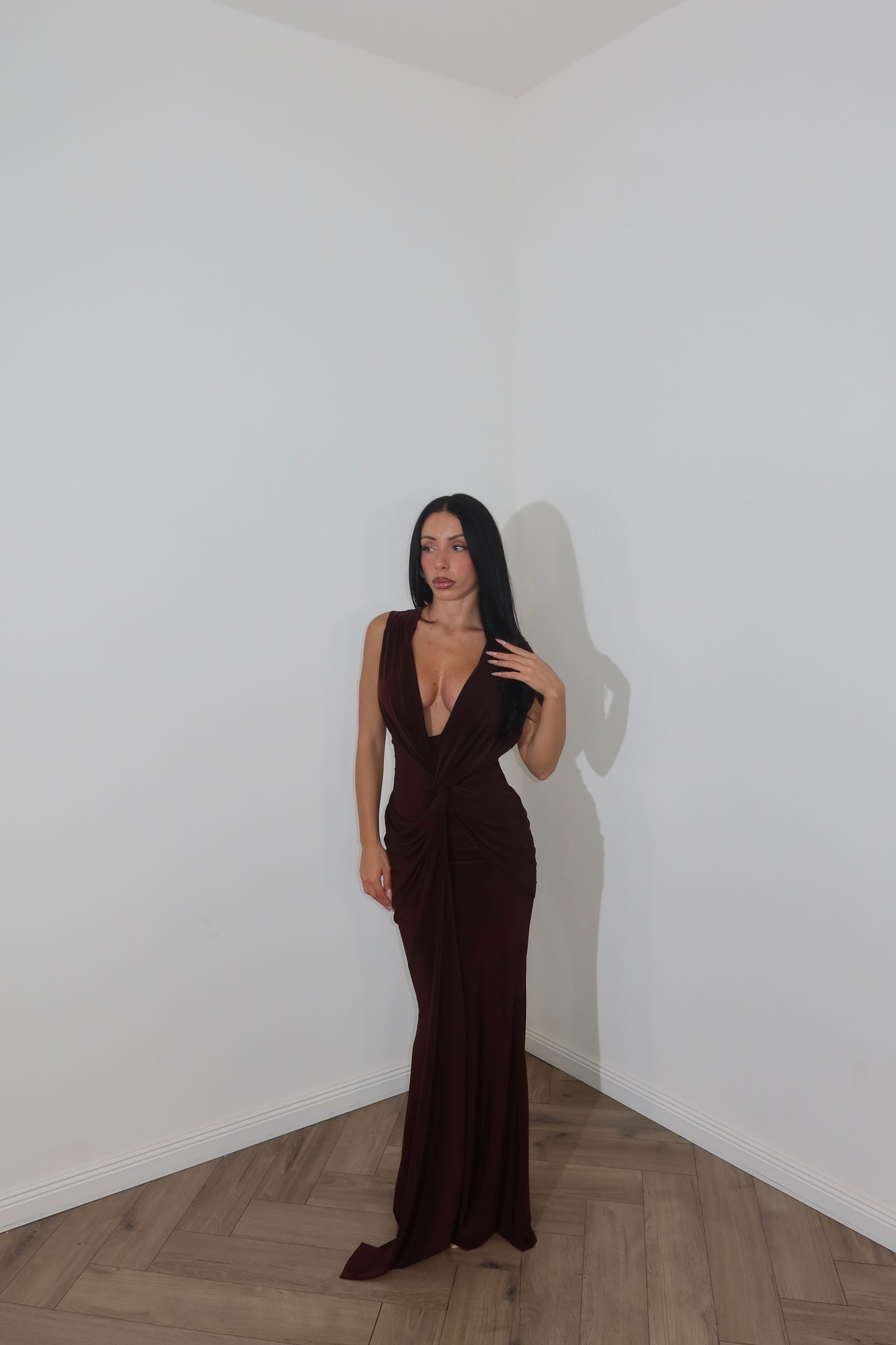 LongDress NABILAH choco
