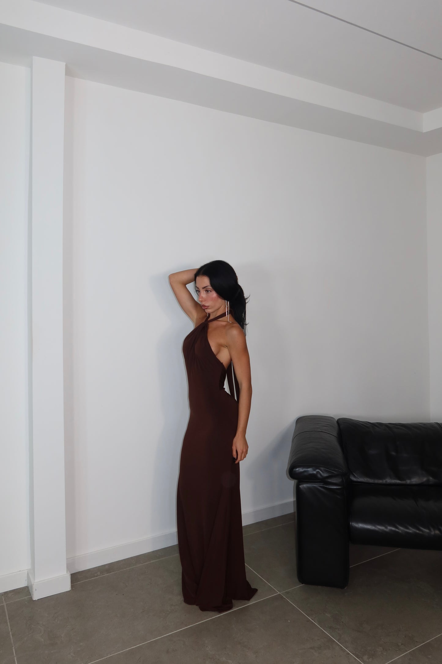 LongDress ROSALÌA choco