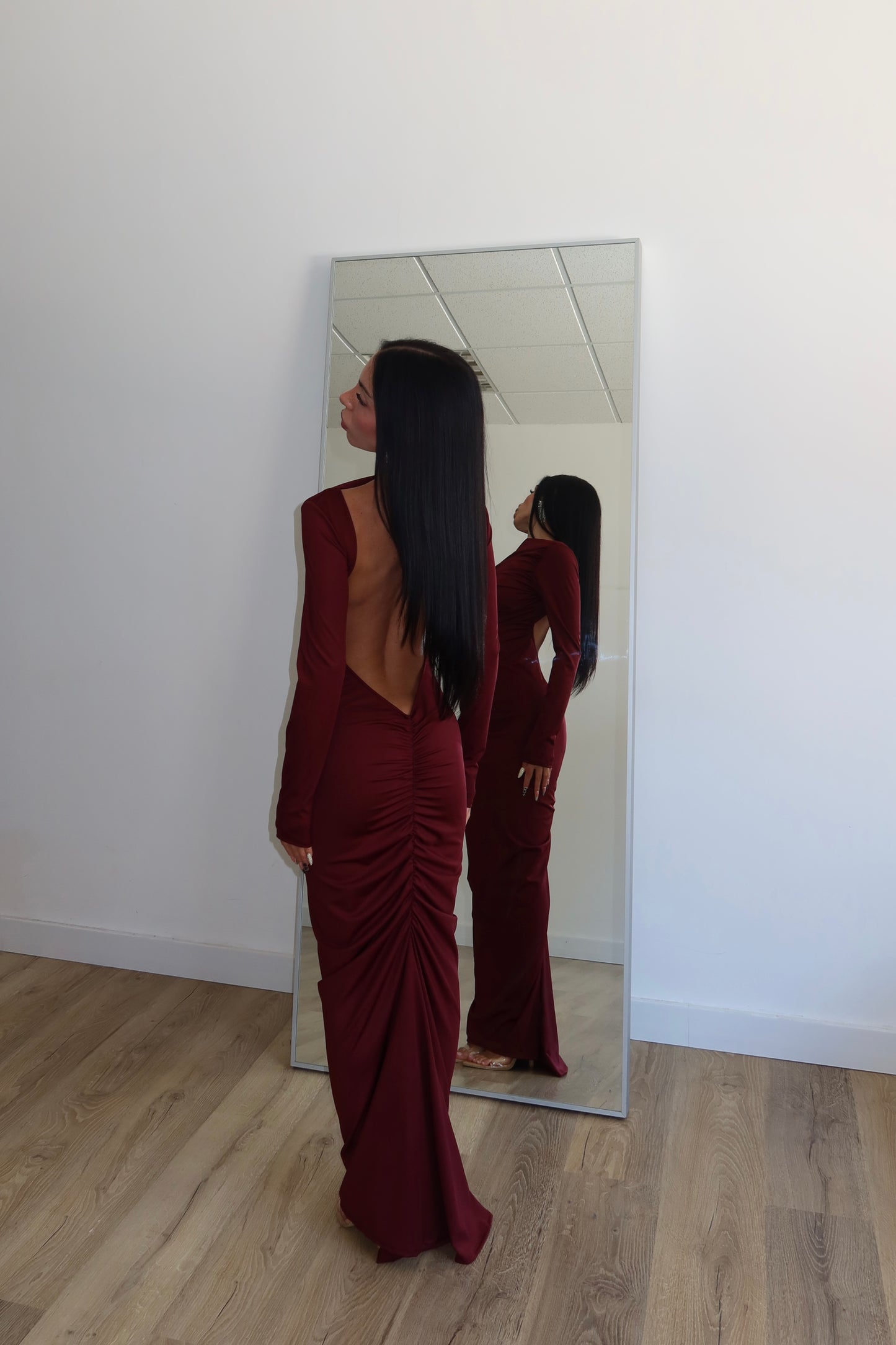 LongDress IVANA bordeaux