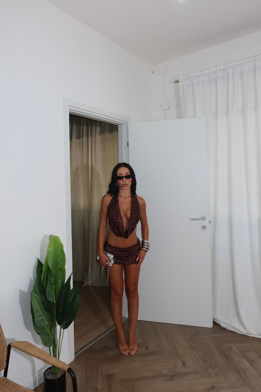 Minigonna TENERIFE choco