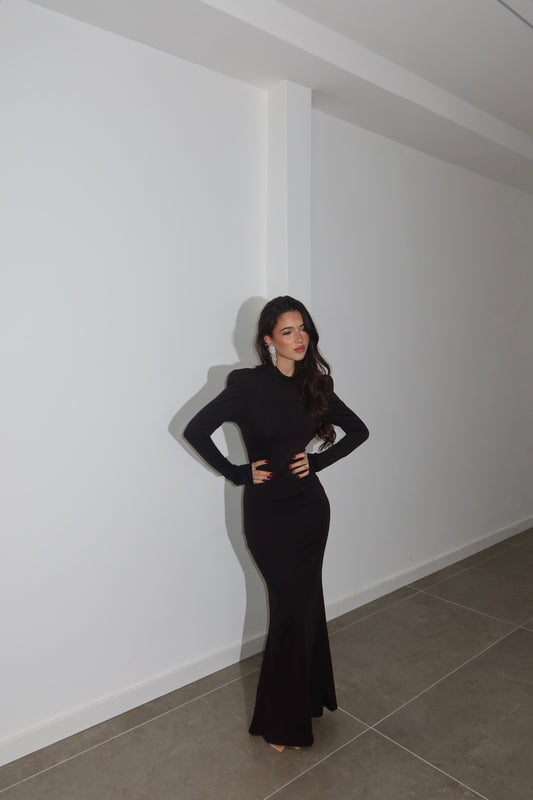 Black LOVERS LongDress