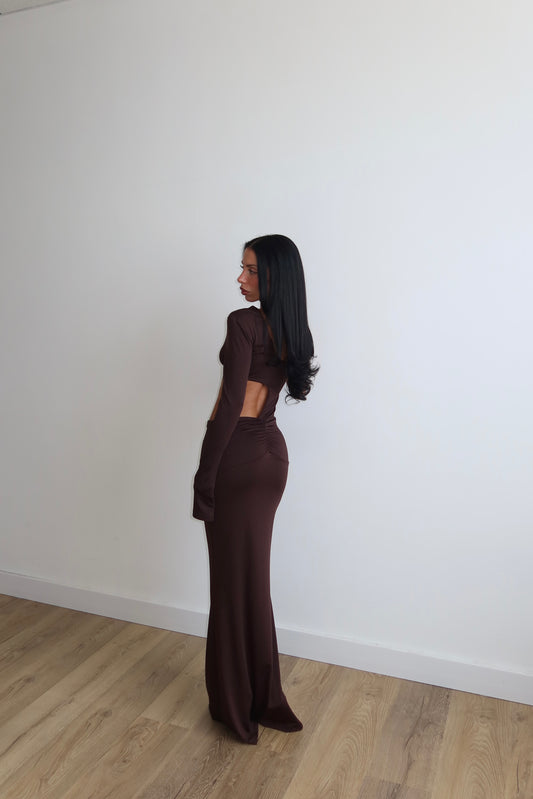 LongDress MIRAME choco