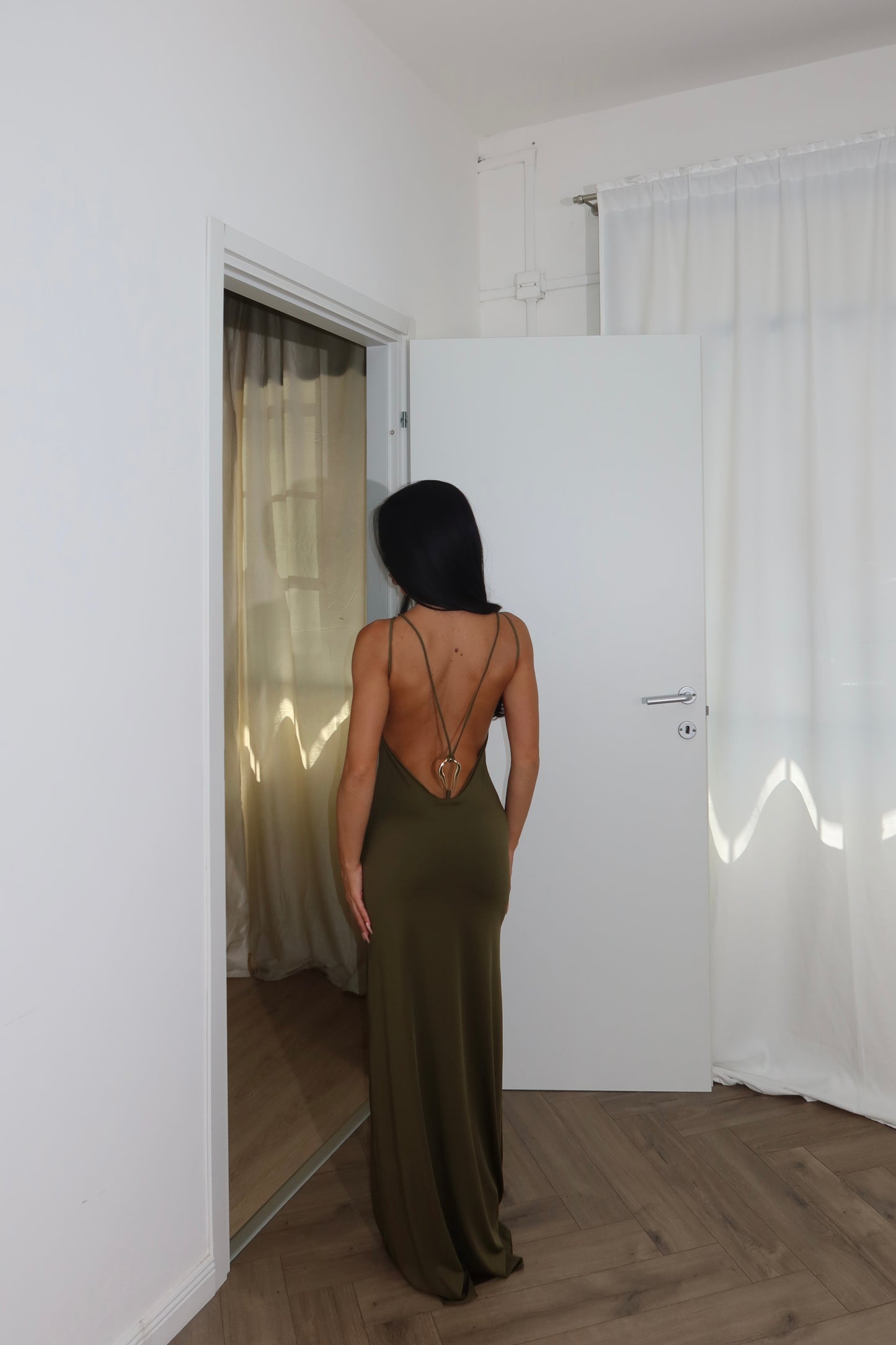 Longdress GOLD RING verde
