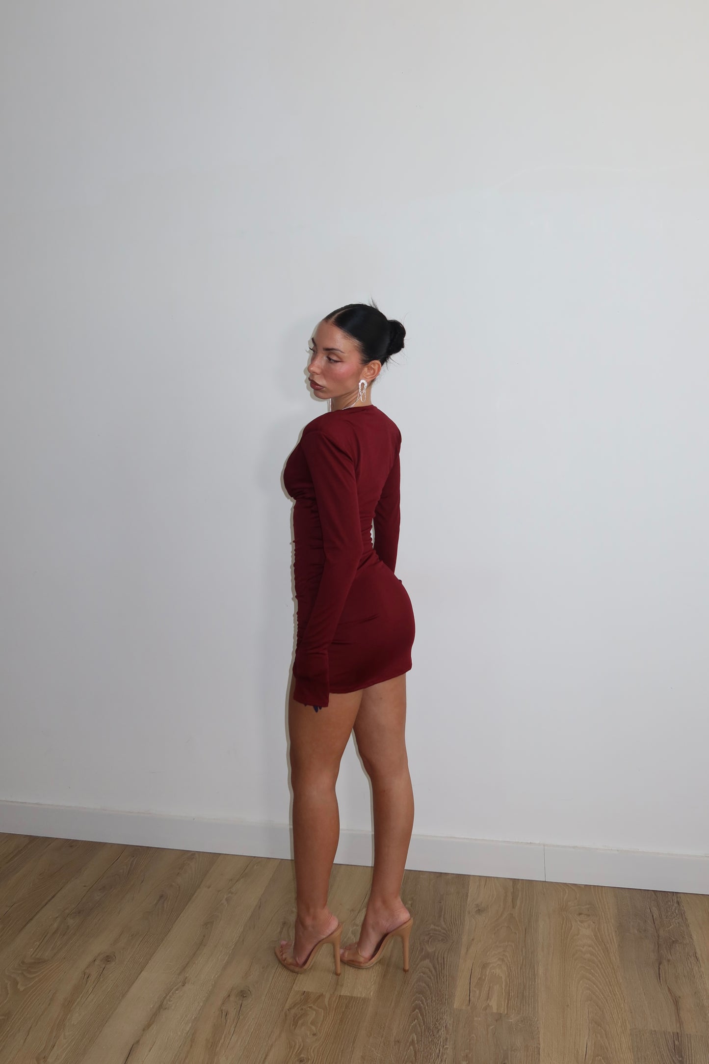 MiniDress VICKY bordeaux