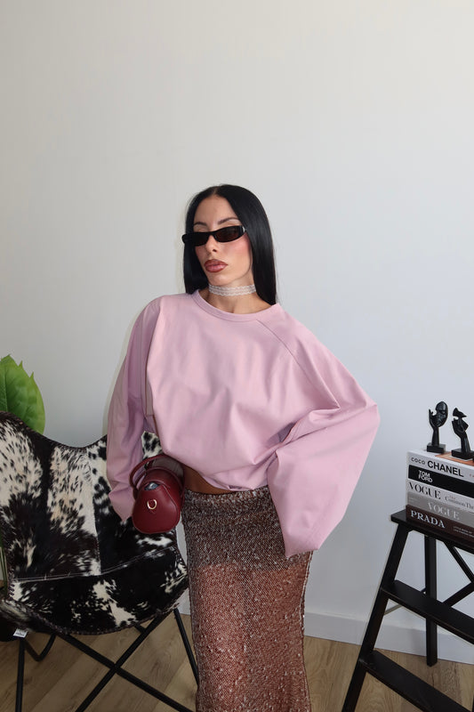 Maglia SKATER rosa