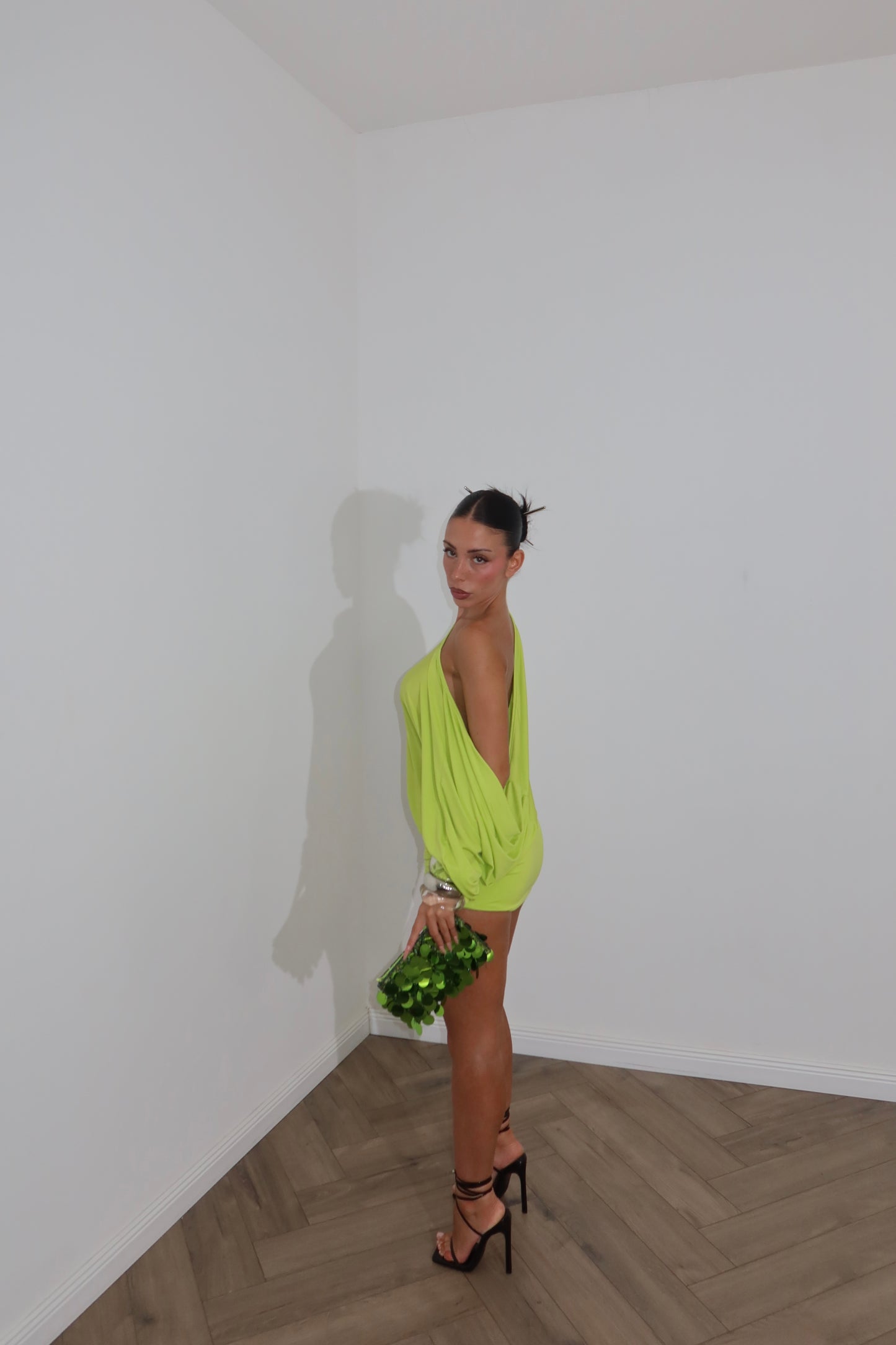 MiniDress MONOSPALLA verde